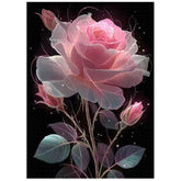 Pink Dream Rose Jigsaw Puzzle 1000 Pieces